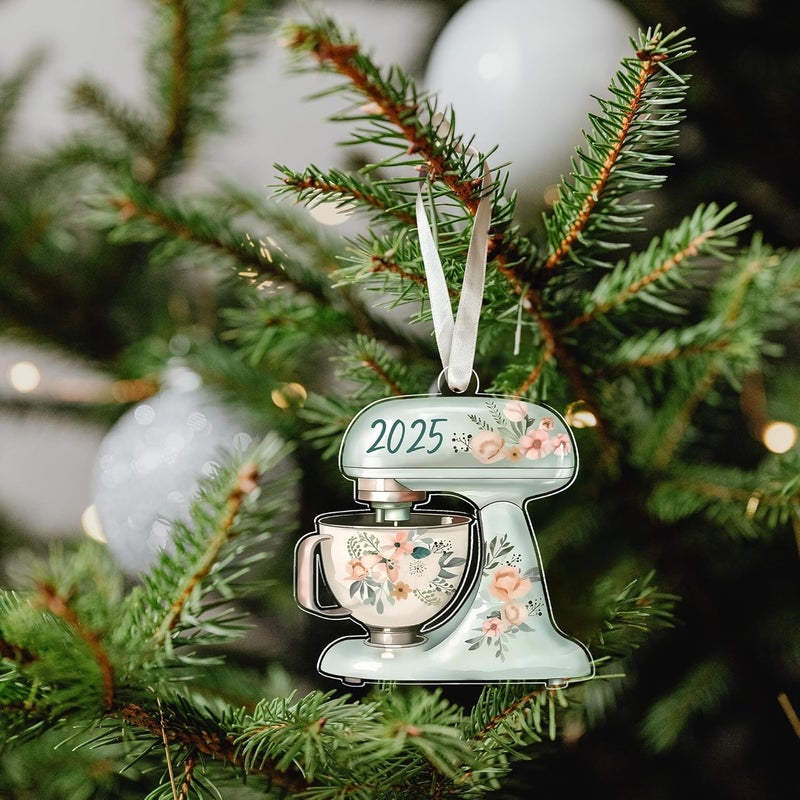 SUCHAGIFT Baking Ornaments for Christmas Tree - Baking Gifts for Women, Cooking Lovers, Bakers - Cookie Cupcake Christmas Ornament - Cooking Bakery Cake Chef Ornaments - Acrylic Ornament 2025 - Image 3